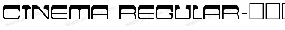 Cinema Regular字体转换